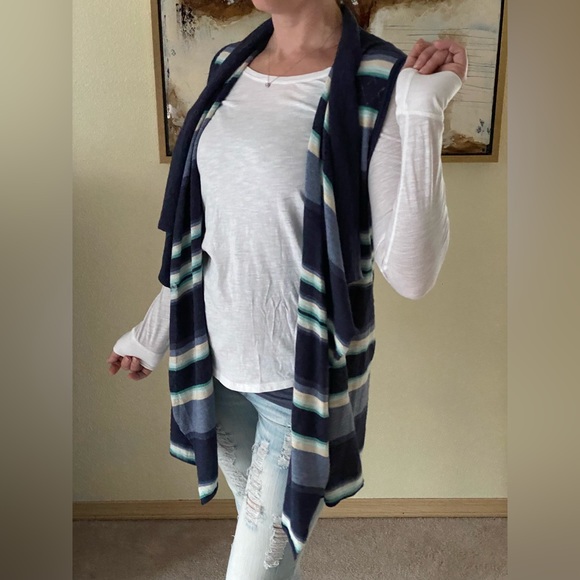 Eddie Bauer Cascade vest open front sweater vest size M 100% cotton BNWT - Picture 15 of 15